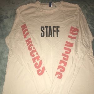 Purpose Tour All Access Staff Shirt 🎤